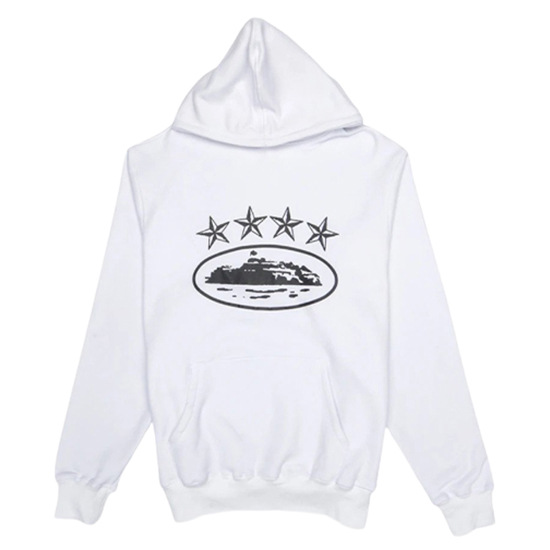 4Starz Alcatraz Hoodie White