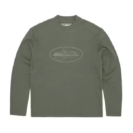 Alcatraz Waffle Sweatshirt Tonal Khaki
