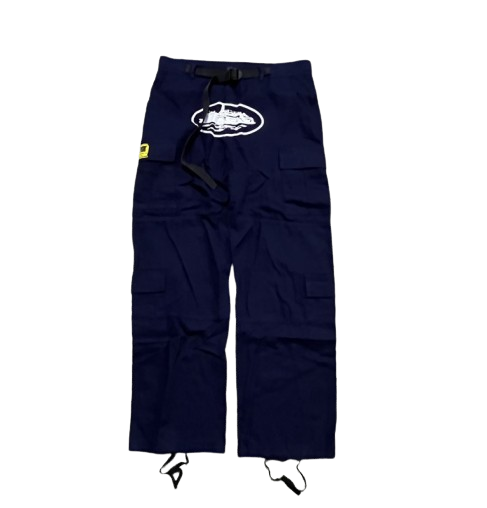 Guerillaz Cargo Pants Navy Blue