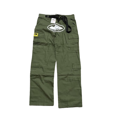 Guerillaz Cargo Pants Army Green