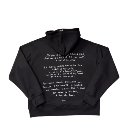 Corteiz x Supreme Black Hoodie