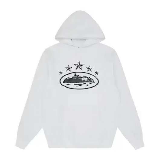 5 Starz Alcatraz Hoodie White