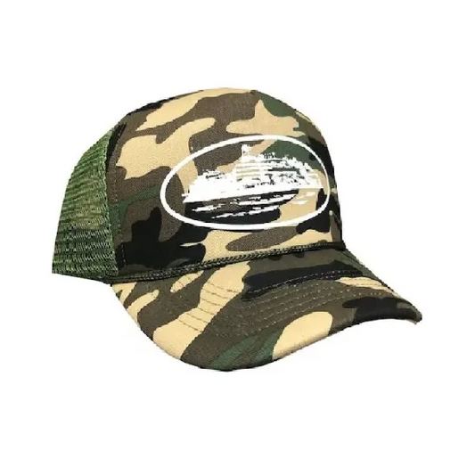 Alcatraz Camo Trucker Hat
