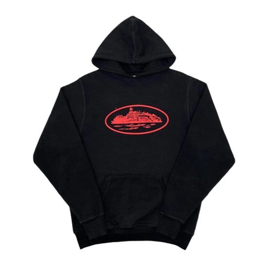 Alcatraz Hoodie Black/Red