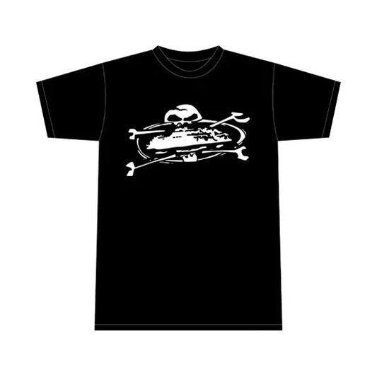 Alcatraz Skull T-Shirt Black