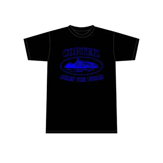 Alcatraz T-Shirt Black/Blue