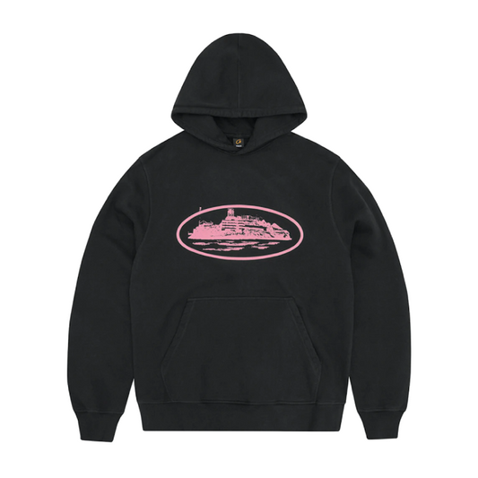 Alcatraz Hoodie Black/Pink