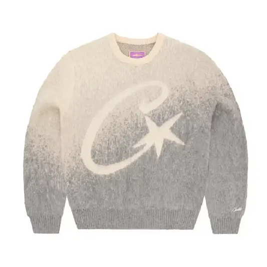 C Star Gradient Mohair Knit Sweatshirt