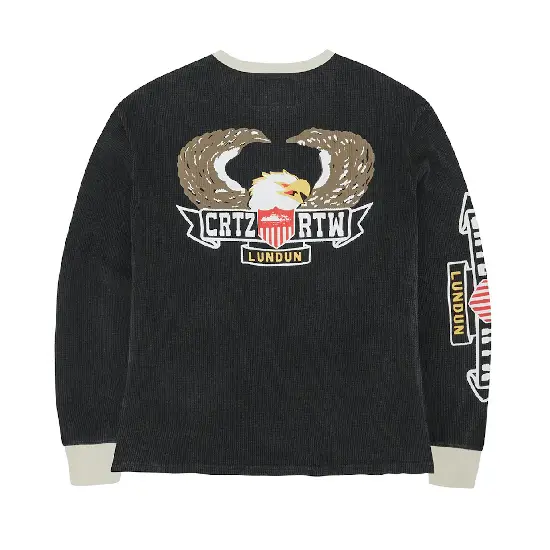 Dipset Eagle Sweatshirt Washed Black