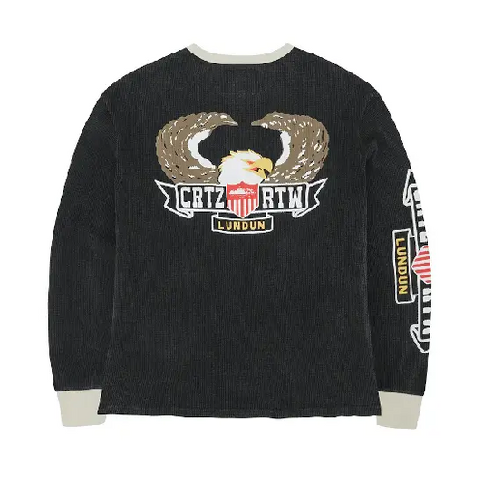 Dipset Eagle Sweatshirt Washed Black