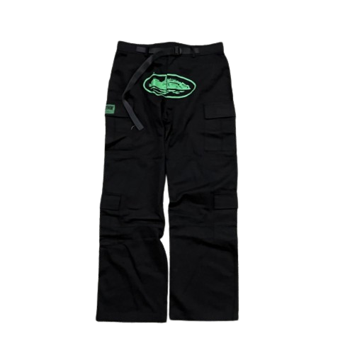 Guerillaz Cargo Pants Black green
